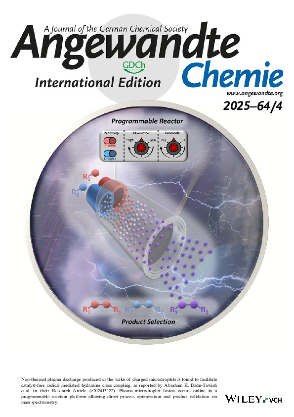 Angew Chem Int Ed - 2024 - Grooms - Inside Back Cover Programmable C N Bond Formation through Radical‐Mediated Chemistry-thumbnail