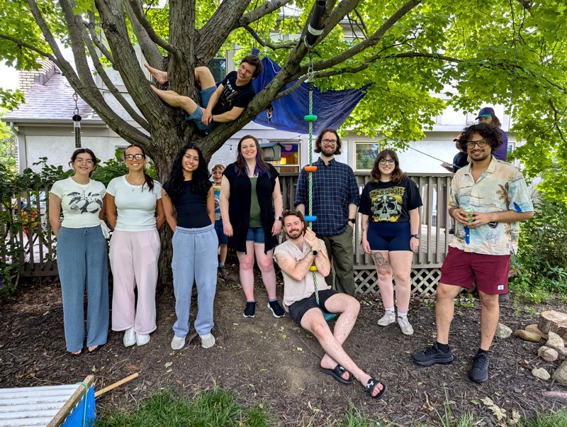 The lab at our 4th annual BBQ