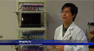 NBC news interviews Mingzhe about the solar air battery